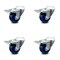 Service Caster 3 Inch Solid Polyurethane Swivel Bolt Hole Caster Set with Total Lock Brake SCC SCC-BHTTL20S314-SPUS-4 - alternate 1